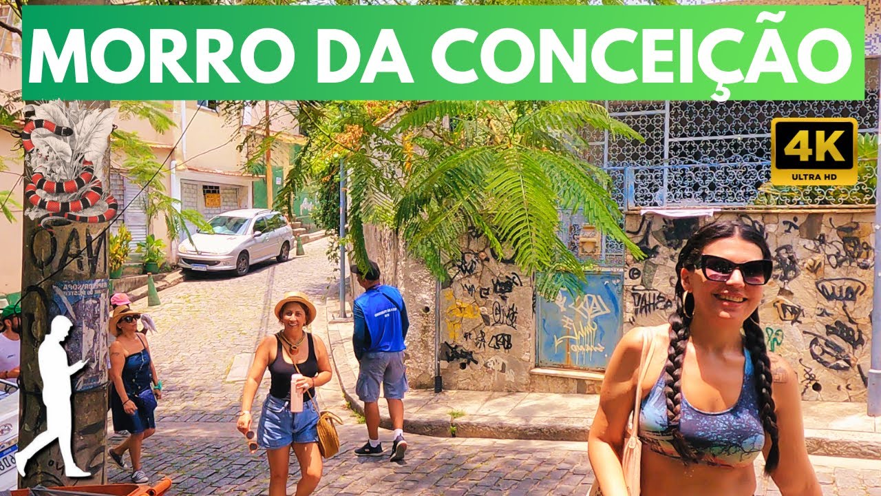 MORRO DA CONCEIÇÃO: Um oásis poético e colorido no Centro do Rio de Janeiro - RJ