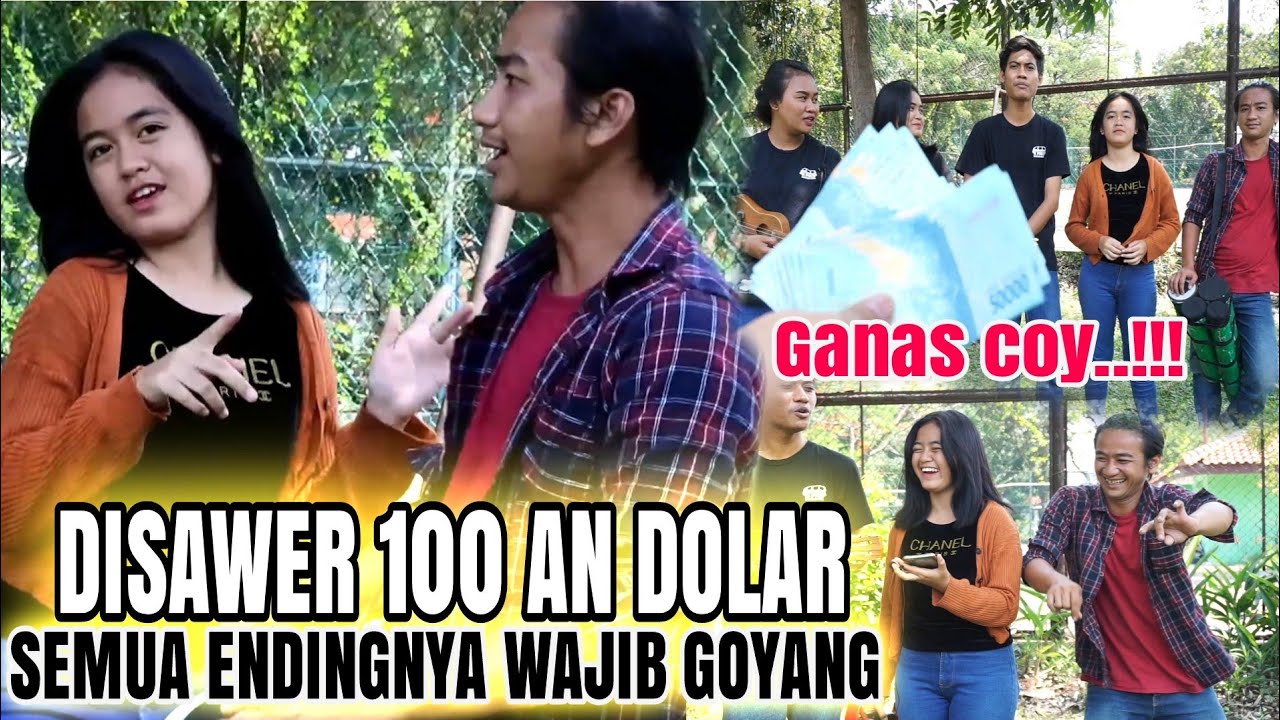 Pengamen ABG disawer 100 dollar endingnya semua wajib goyang terheboh