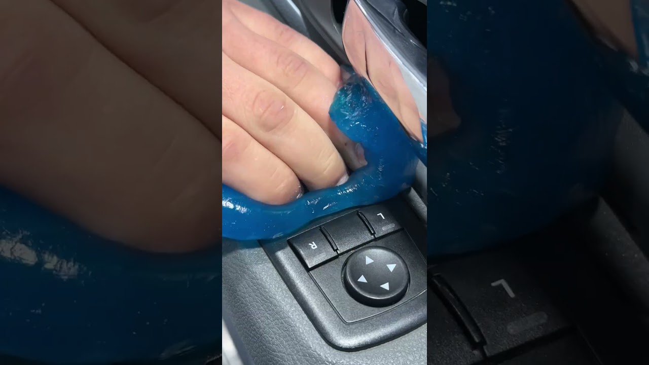 Easily clean interior with Sticky Icky Cleaning Gel! #shorts #howto #interior #diy #detailing #cars