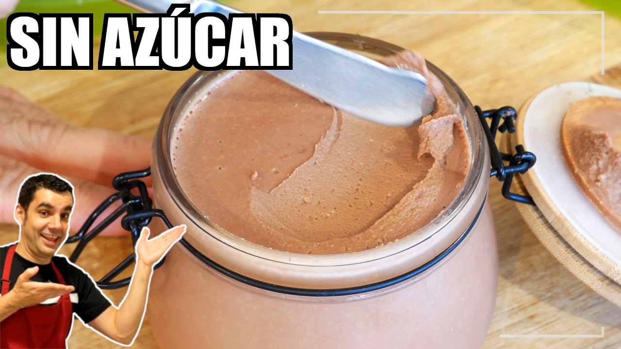 🍫 NUTELLA CASERA m&aacute;s F&Aacute;CIL y SALUDABLE 😍 &iexcl;SIN AZ&Uacute;CAR!