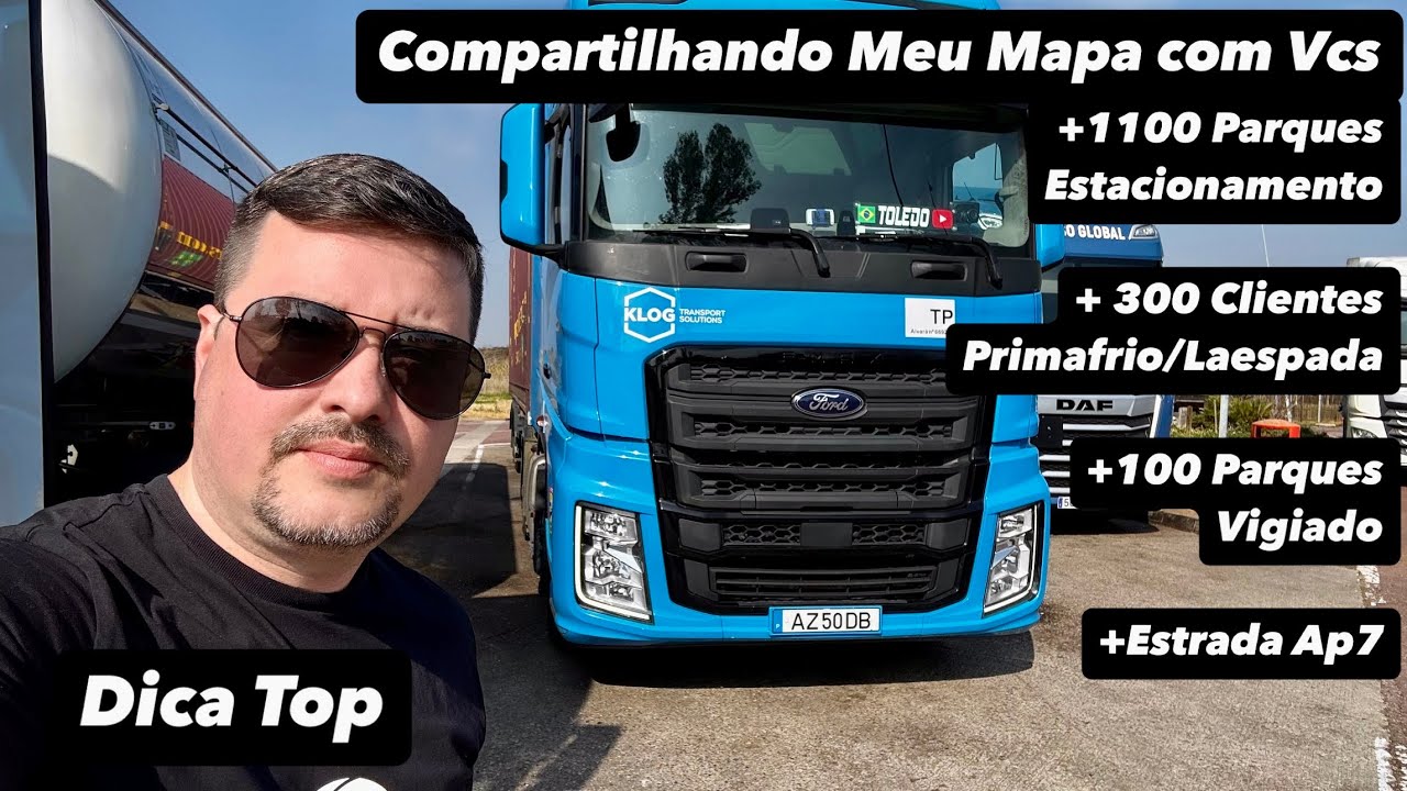 Lista no Google Maps com +1100 Parques Estacionamento + 300 Clientes Primafrio/La Espada + AP7