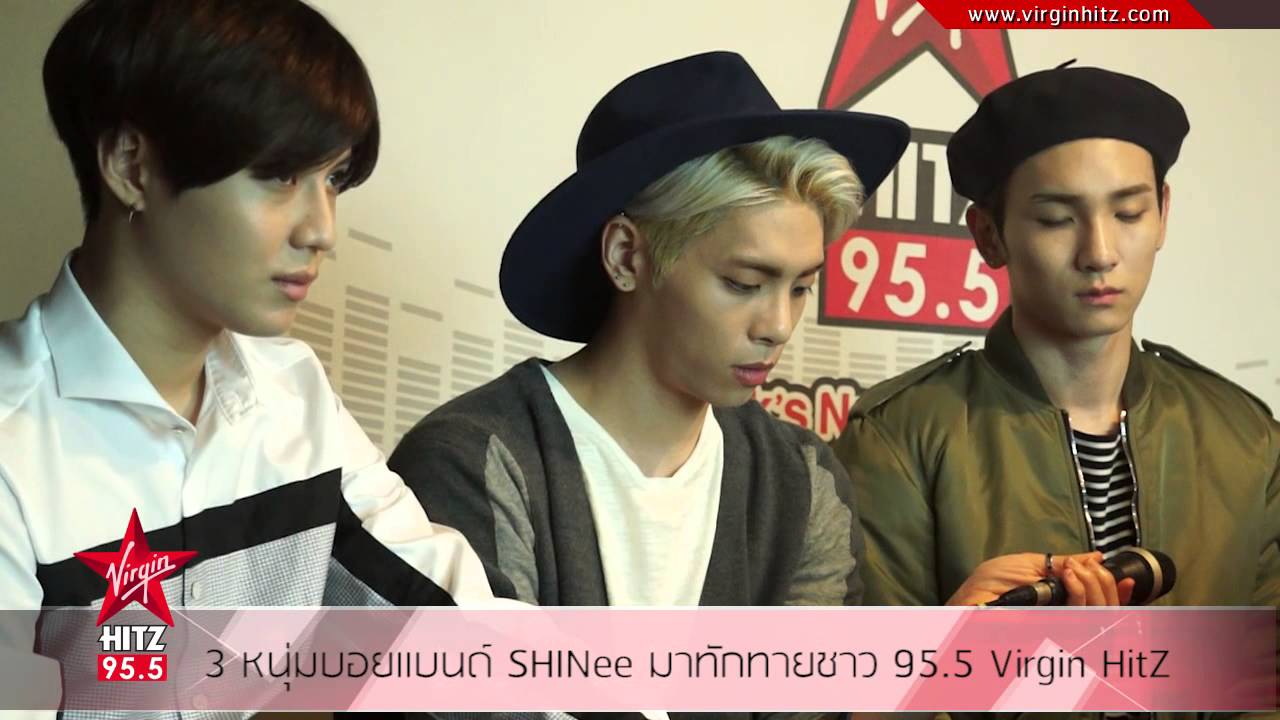 3 หนุ่มบอยแบนด์ SHINee มาทักทาย