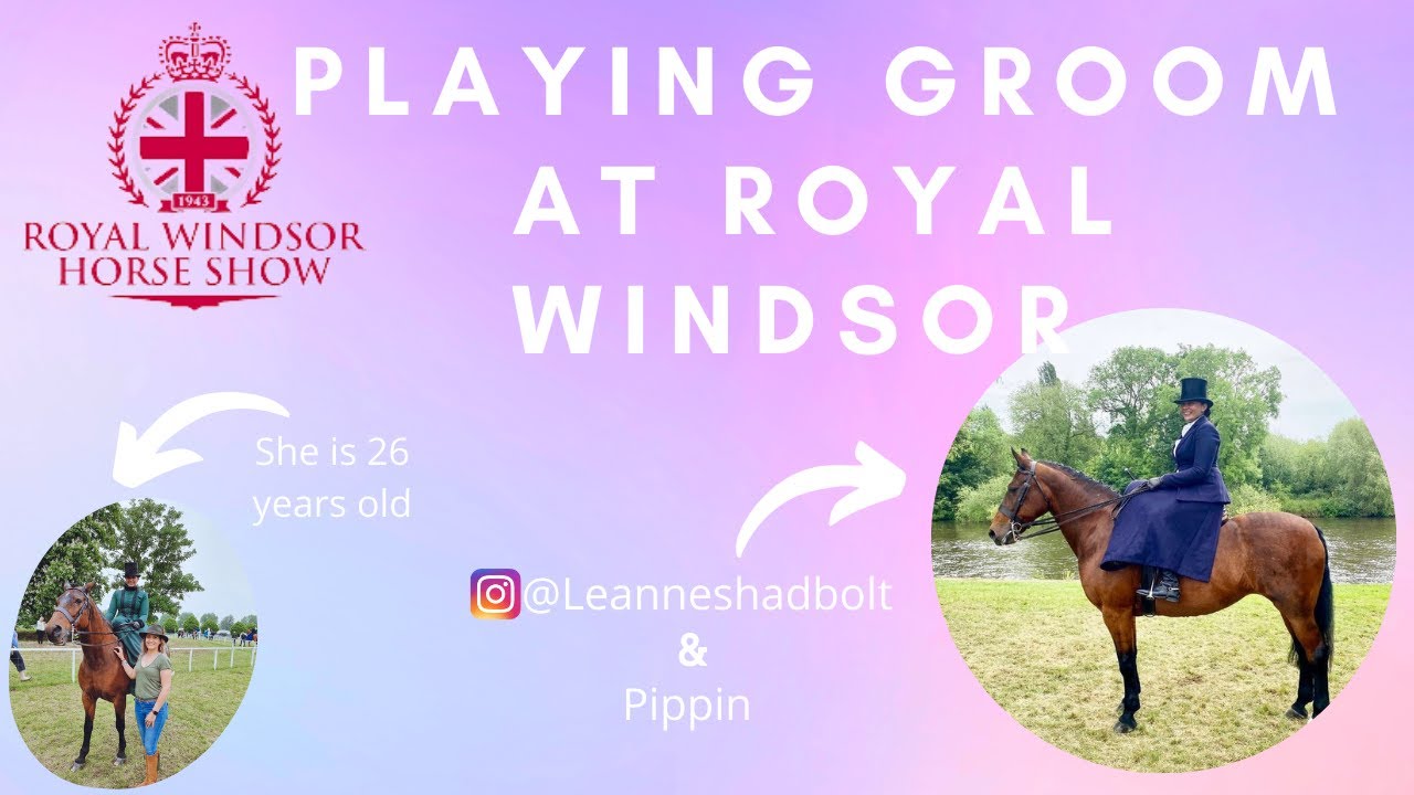 ROYAL WINDSOR HORSE SHOW ~ Groom with me || KATIELEWIS100