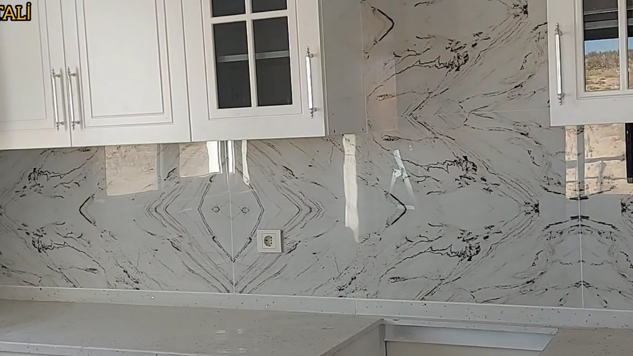 tezgah arasi seramik uygulaması. ceramic application between countertops