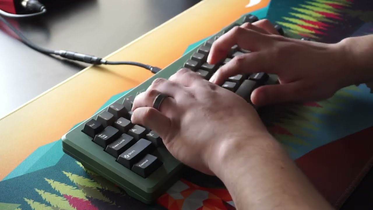 Vulcan x KBDFans Maja V1 Sound Test (Tecsee Ice Candy)