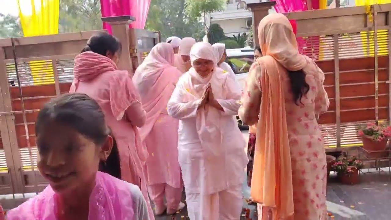 चंडीगढ़ आश्रम में संतों का  शुभ आगमन , सुस्वागत