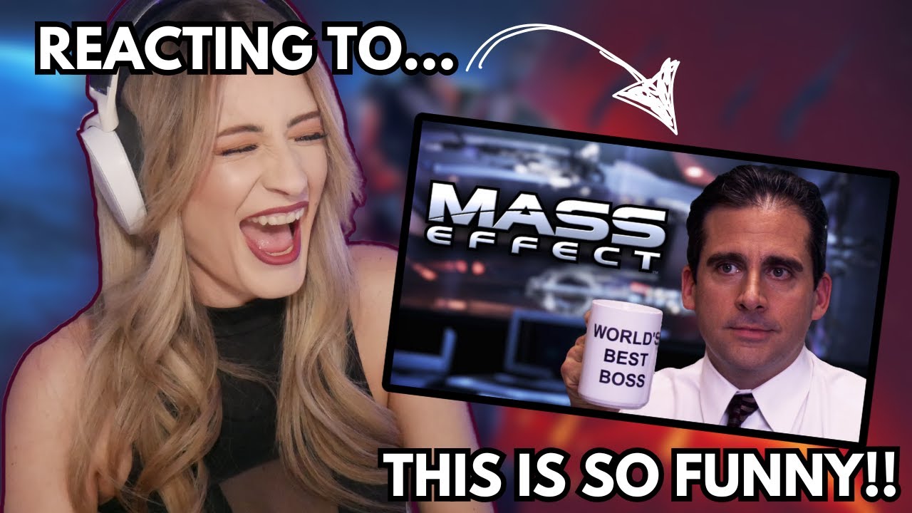 Майкл Скотт в Mass Effect Reaction | ПОЧЕМУ ЭТО ТАК ХОРОШО РАБОТАЕТ!? | basicwitgirl