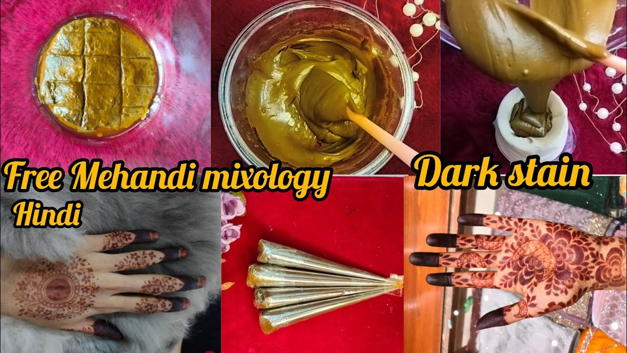 Free Mehandi Mixology Class Hindi | Organic Henna Recipe | Henna tutorial | Rosemin_Mehandi