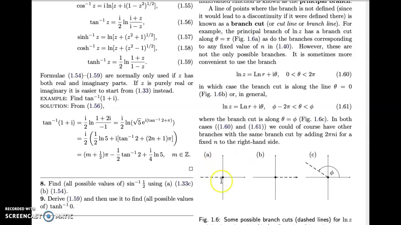 1.5 Branch cuts