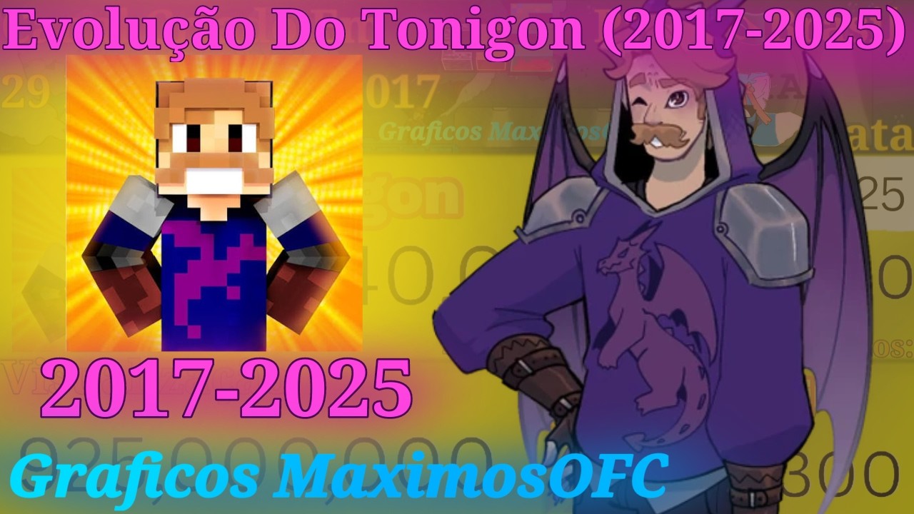 Evolução Do Tonigon (2017-2025) Remake