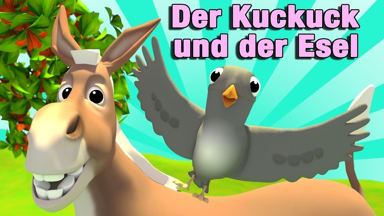 Der Kuckuck und der Esel - Deutsches Kinderlied - 🏞️ Kinderlieder zum Mitsingen und Bewegen