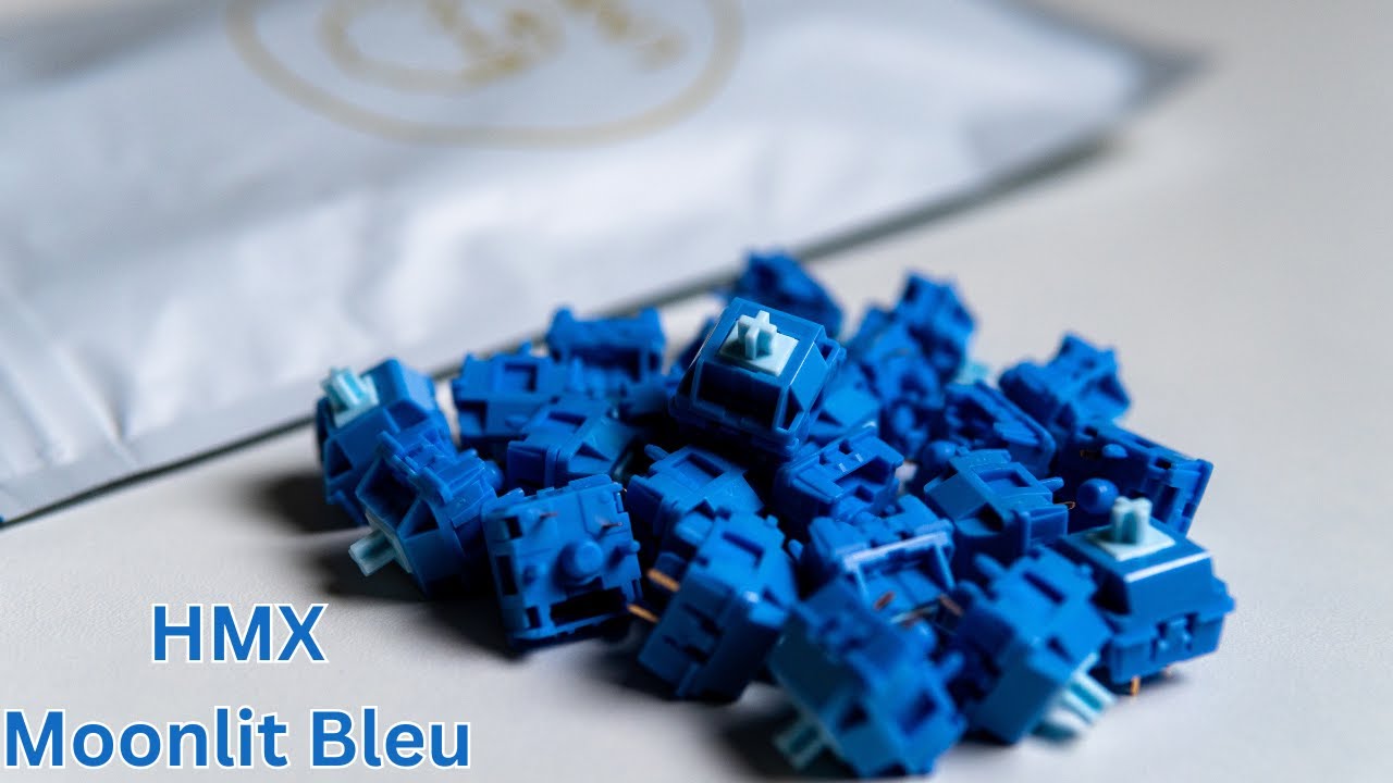 HMX Moonlit Bleu Linear Switches! (Review + Sound Test)