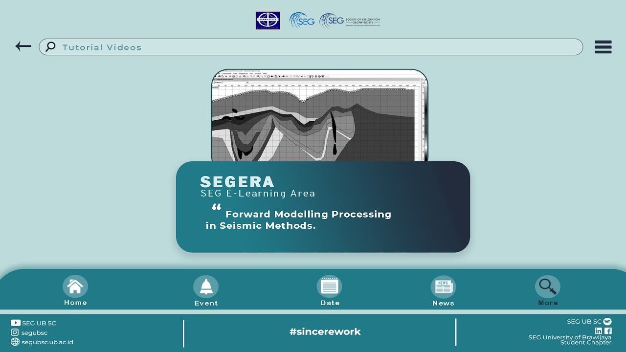Tutorial Pengolahan Forward Modelling dalam Metode Seismik | SEGERA (SEG E-Learning Area)