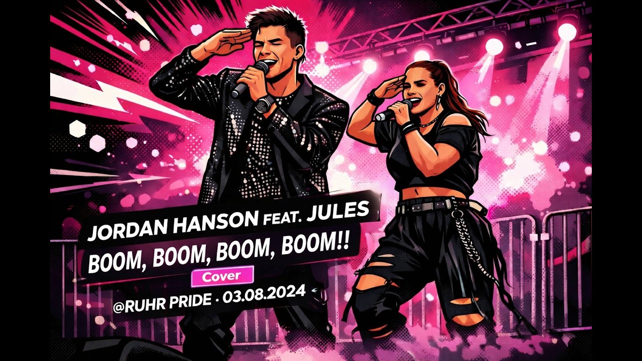Jordan Hanson Feat. Jules - Boom, Boom, Boom, Boom!! [Cover] - @ Ruhr Pride 03.08.2024