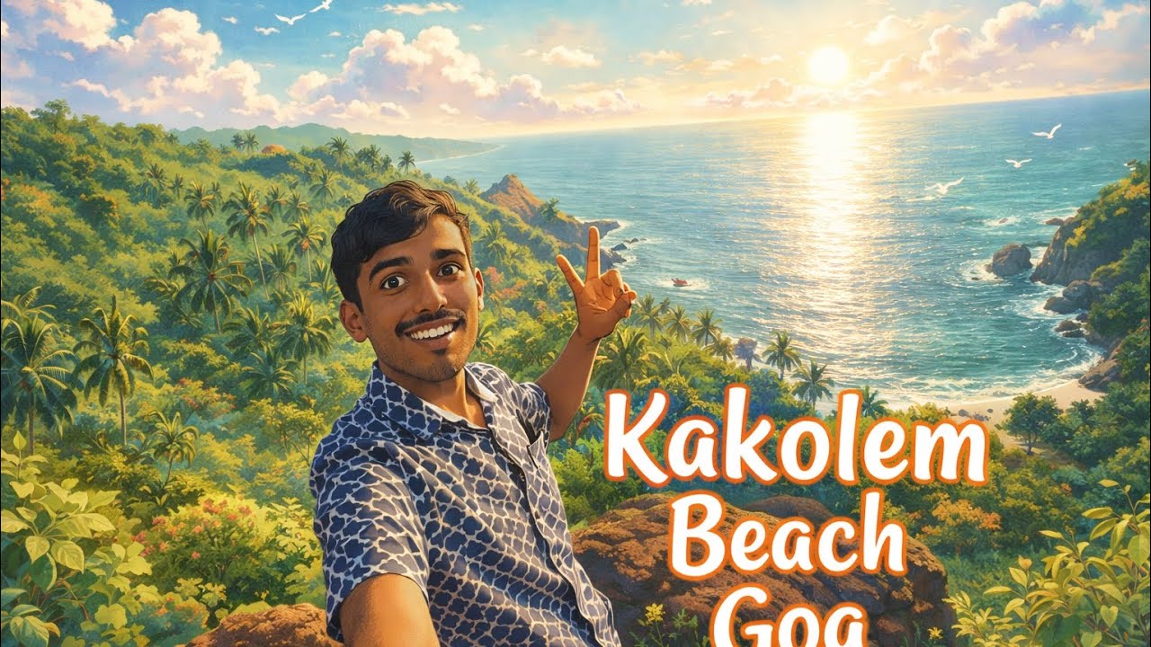 💞 BEST SUNSET VIEW IN GOA🦋 | explore the hidden paradise of Kakolem Beach 🏖️
