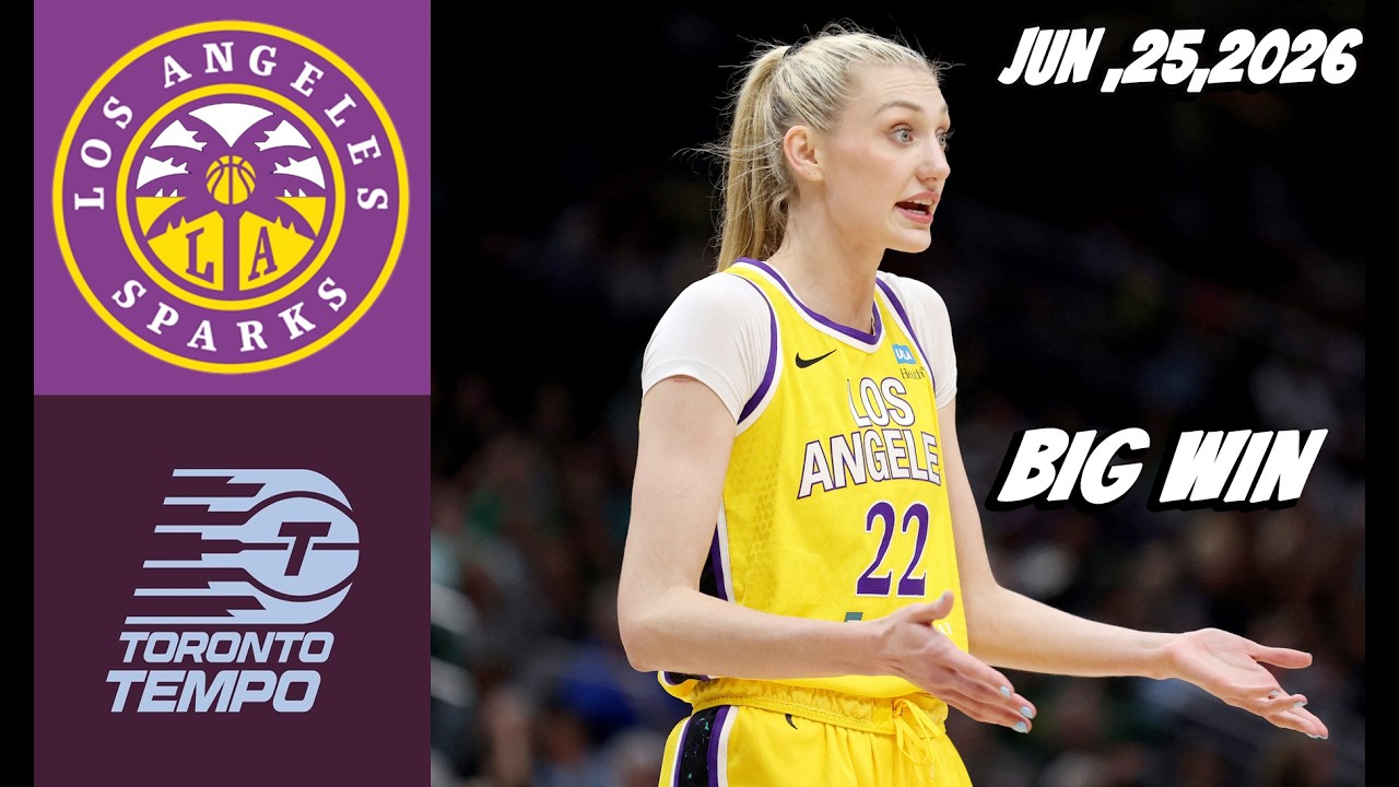 Tempo против Sparks | 25 июня 2026 г. | ПОЛНАЯ ИГРА | Кубок комиссара WNBA