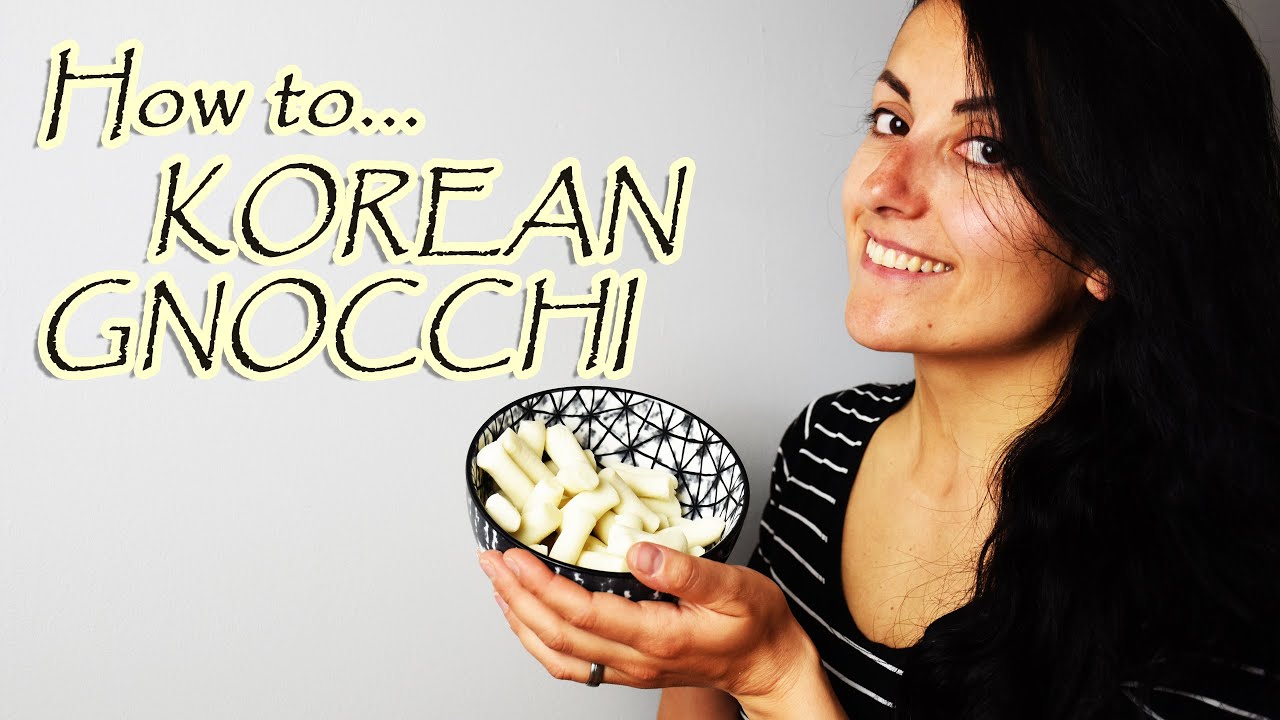 10 minutes, 2 ingredients: How to make Gluten free Korean gnocchi rice cakes // by Conscious Rebhell