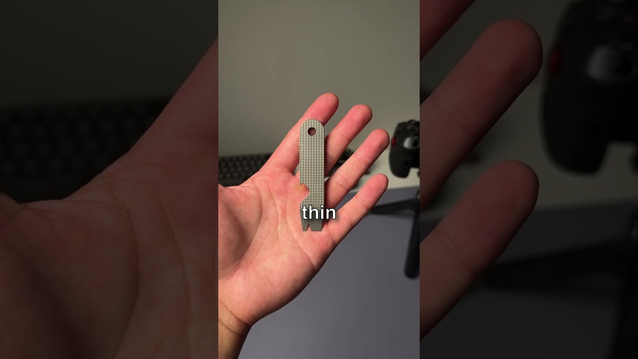 Can this titanium pry bar fit anywhere?! #edc #everydaycarry #edccommunity #pocketdump