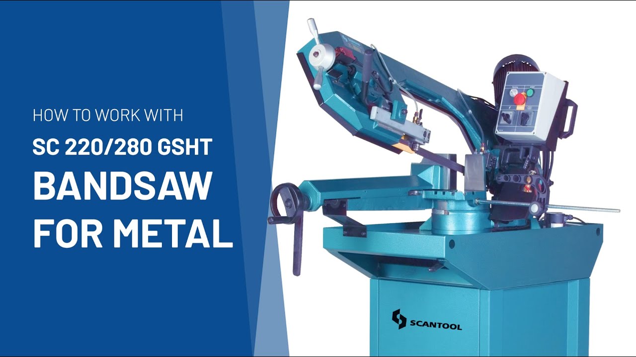 Scantool 220-280 GSHT Metal Cutting Horizontal Bandsaw