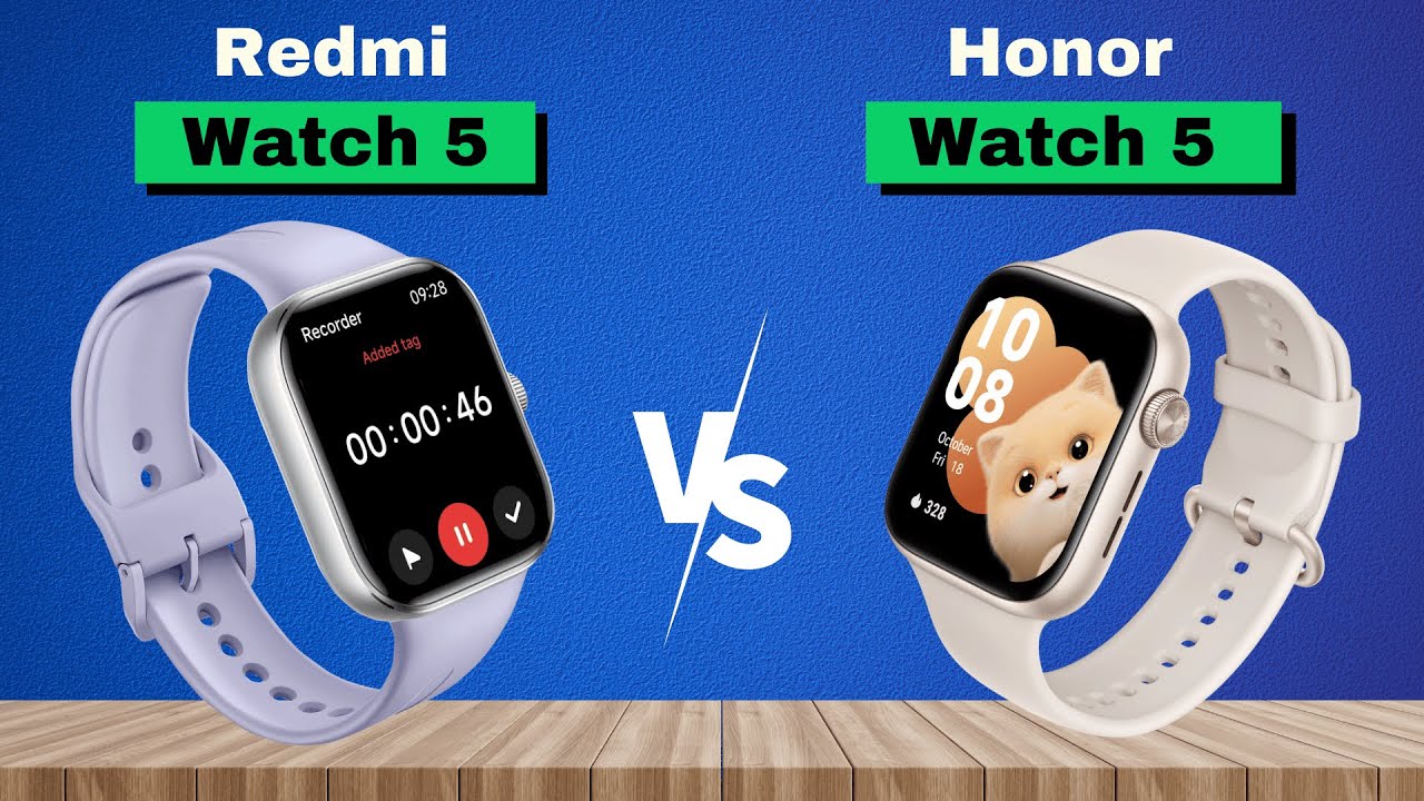 Redmi Watch 5 vs Honor Watch 5