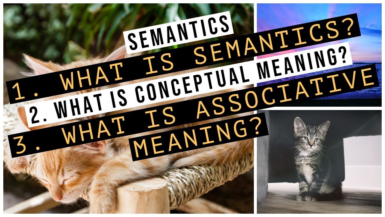 What Is Semantics | What Is Associative And Conceptual Meaning | Lecture 55 | [ Urdu/Hindi ]