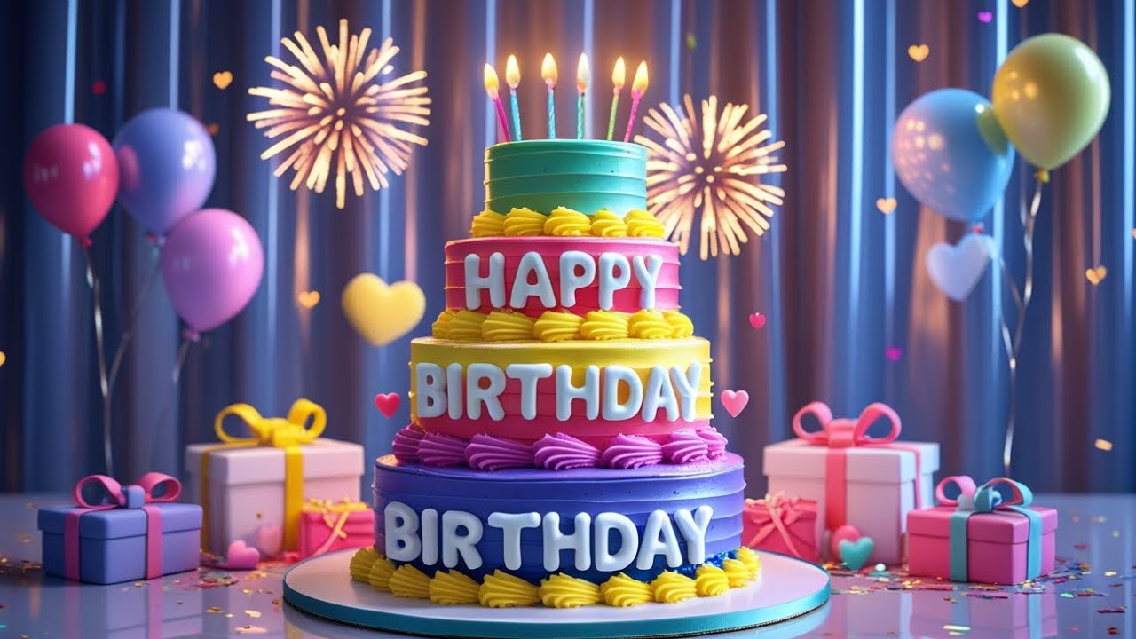 Happy birthday to you song| luxury cake