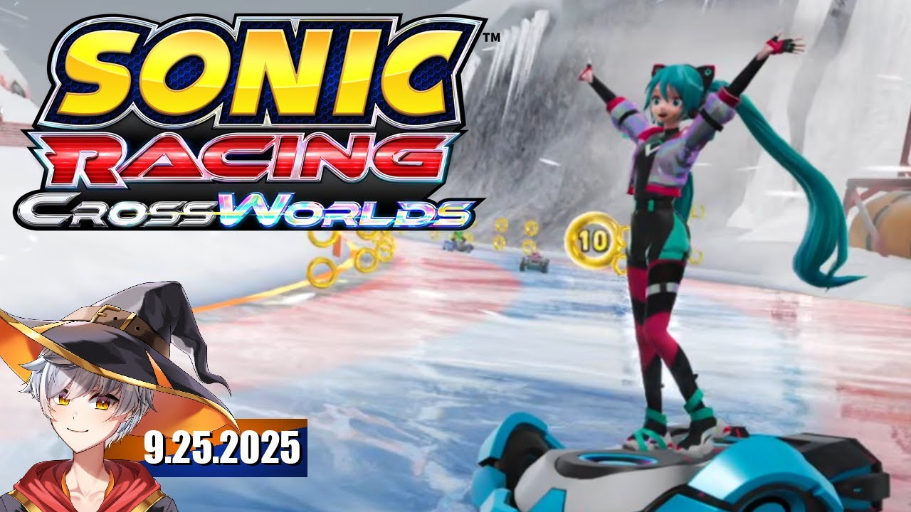 STORM AND MIKU ARE REUNITED: Sonic Racing: Crossworlds | 9.25.2025 #ad