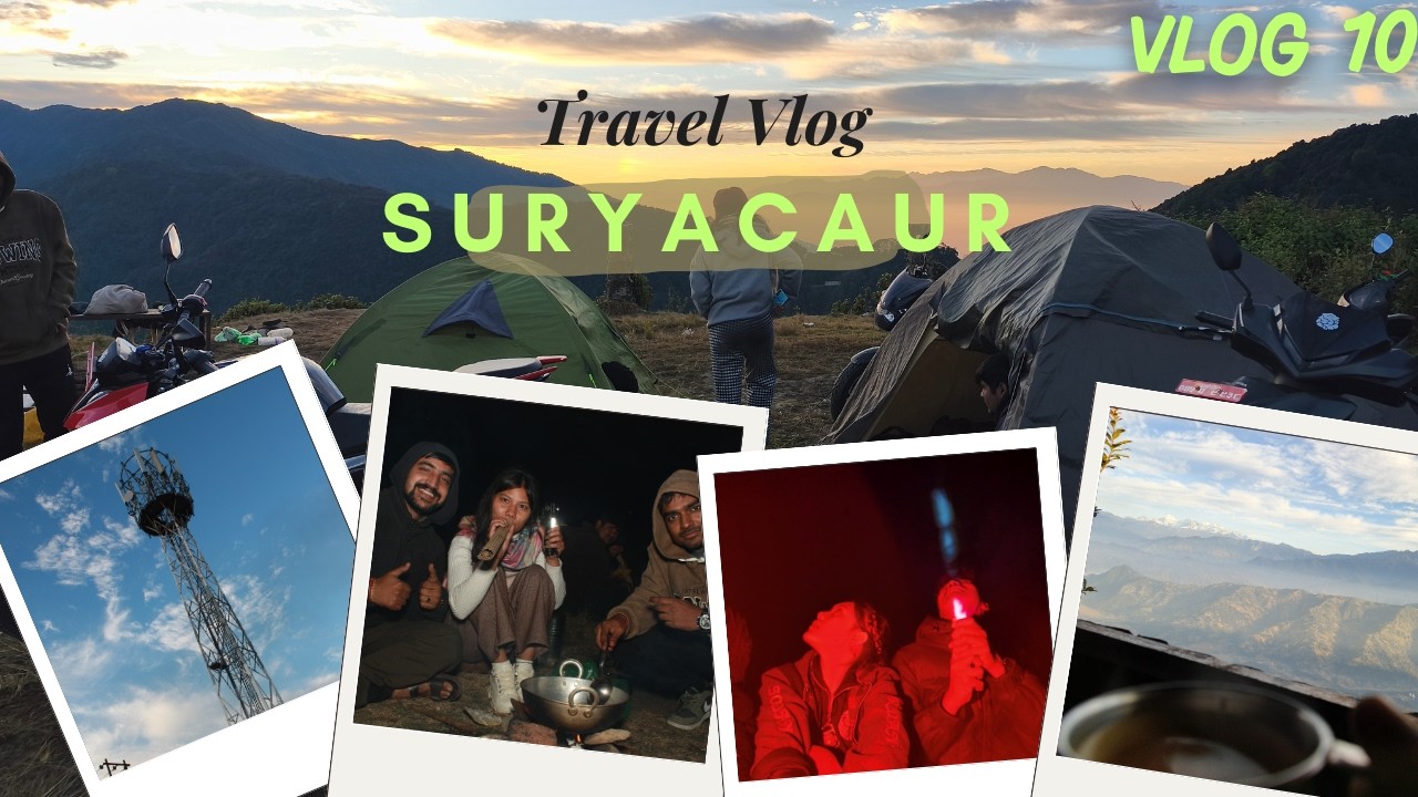 Camping Trip With College Friends | Vlog 10 | masta jado bha ❄