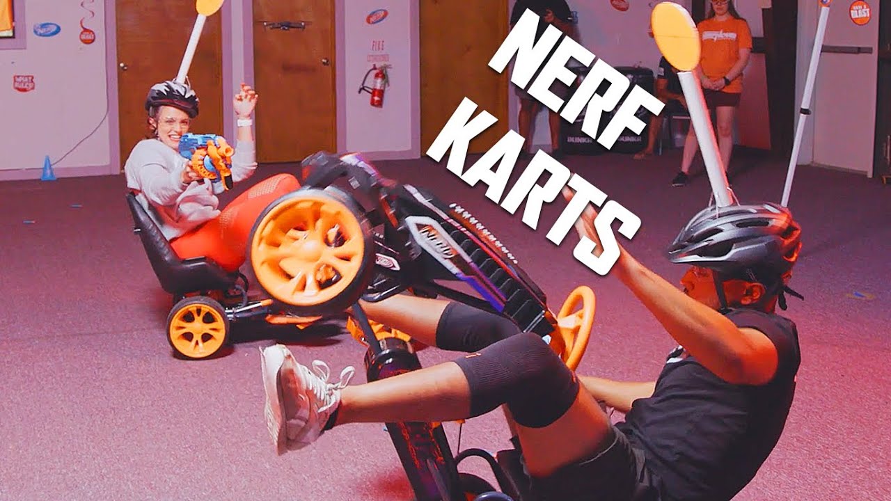 NERF Kart Showdown 🏎️ | Trick Shots | EP 20 | Nerf House Showdown – Challenge