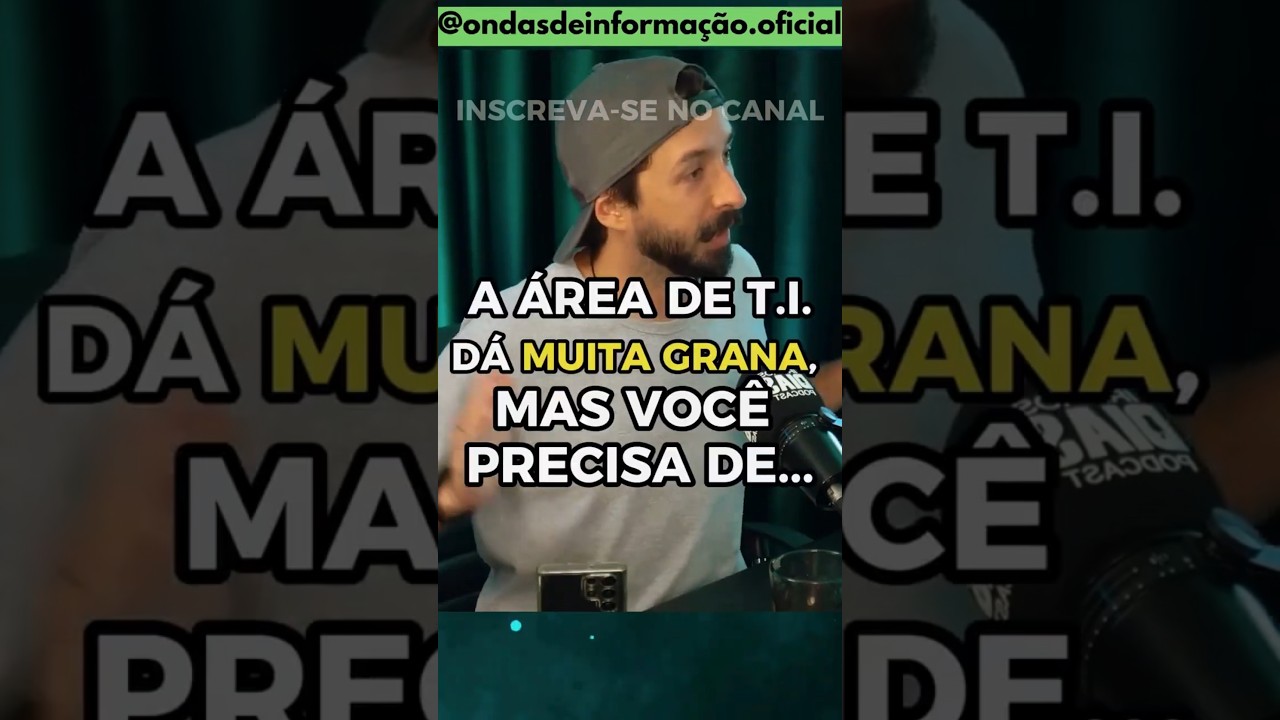 &Aacute;REA de T.I. GANHA DINHEIRO MESMO?! 🤔🖥️ #brasil #empreendedorismo