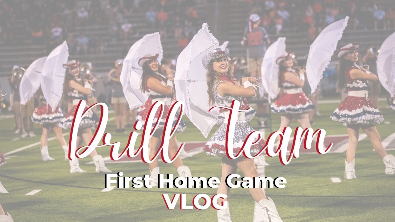 First Home Game | Drill Team Vlog 22-23