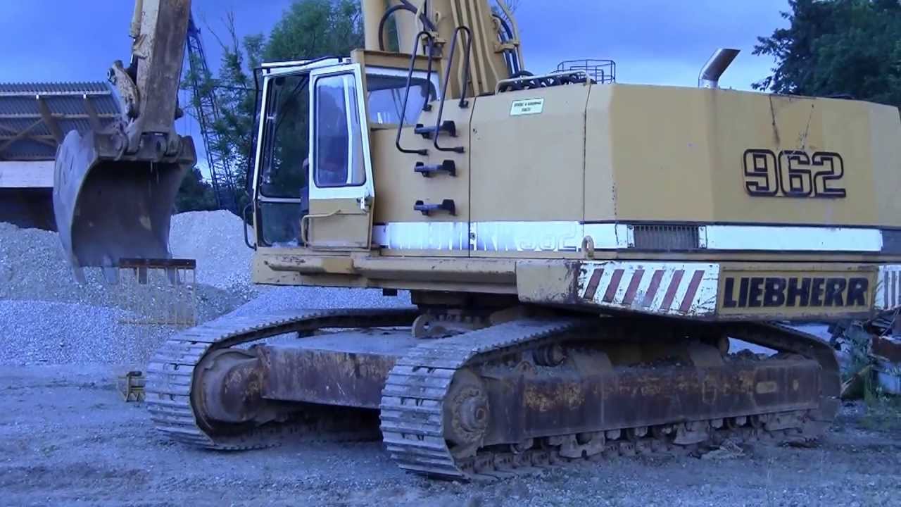 Liebherr R962 HD der Fa. Seilbagger Gran - Killing the FOPS :-)