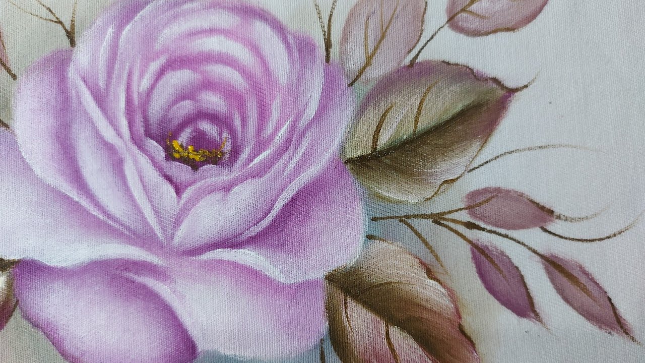 Como Pintar Rosa. Pintura em Tecido. Luciana Dalponte