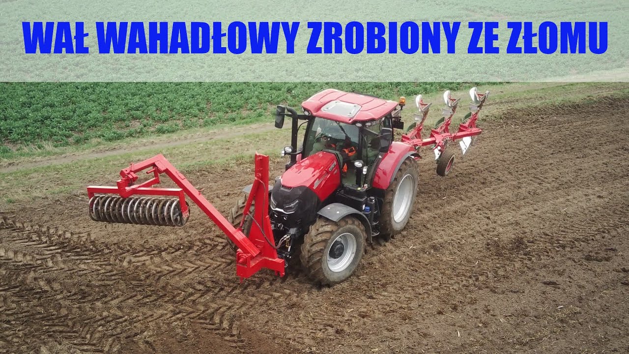 Orka z wałem wahadłowym  skonstruowanym przez rolnika- jak wał sprawdza się w praktyce?