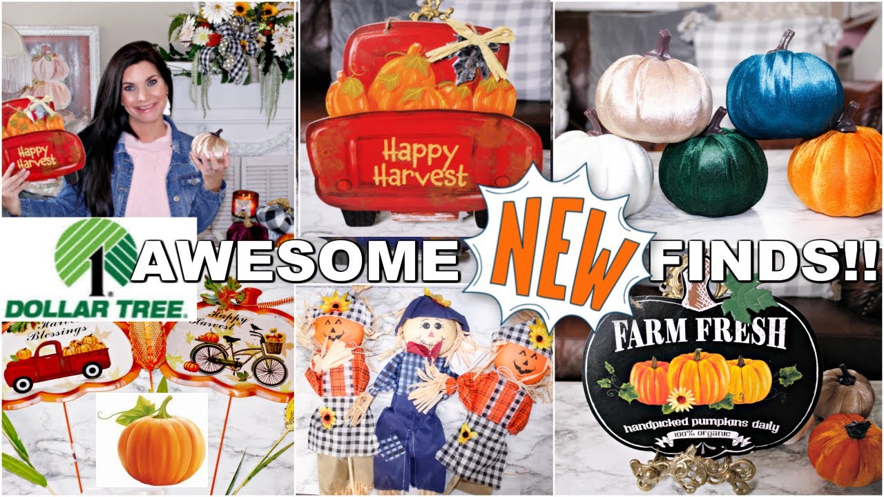 🍁HUGE DOLLAR TREE FALL DECOR HAUL 2019🍁NEW FALL FINDS 