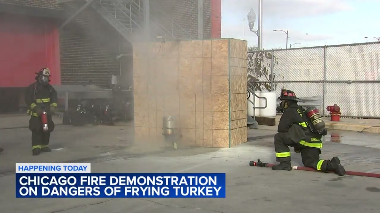 Dangers of frying turkeys ahead of Thanksgiving