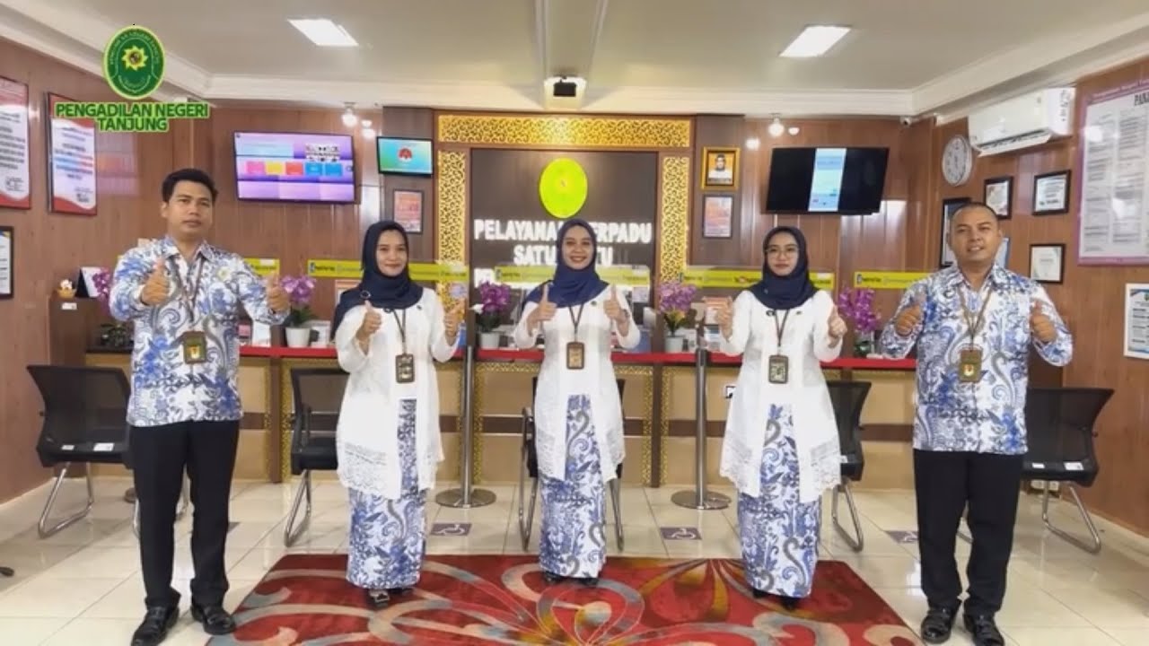 Video Pelayanan Terpadu Satu Pintu Pengadilan Negeri Tanjung Kelas II 2024