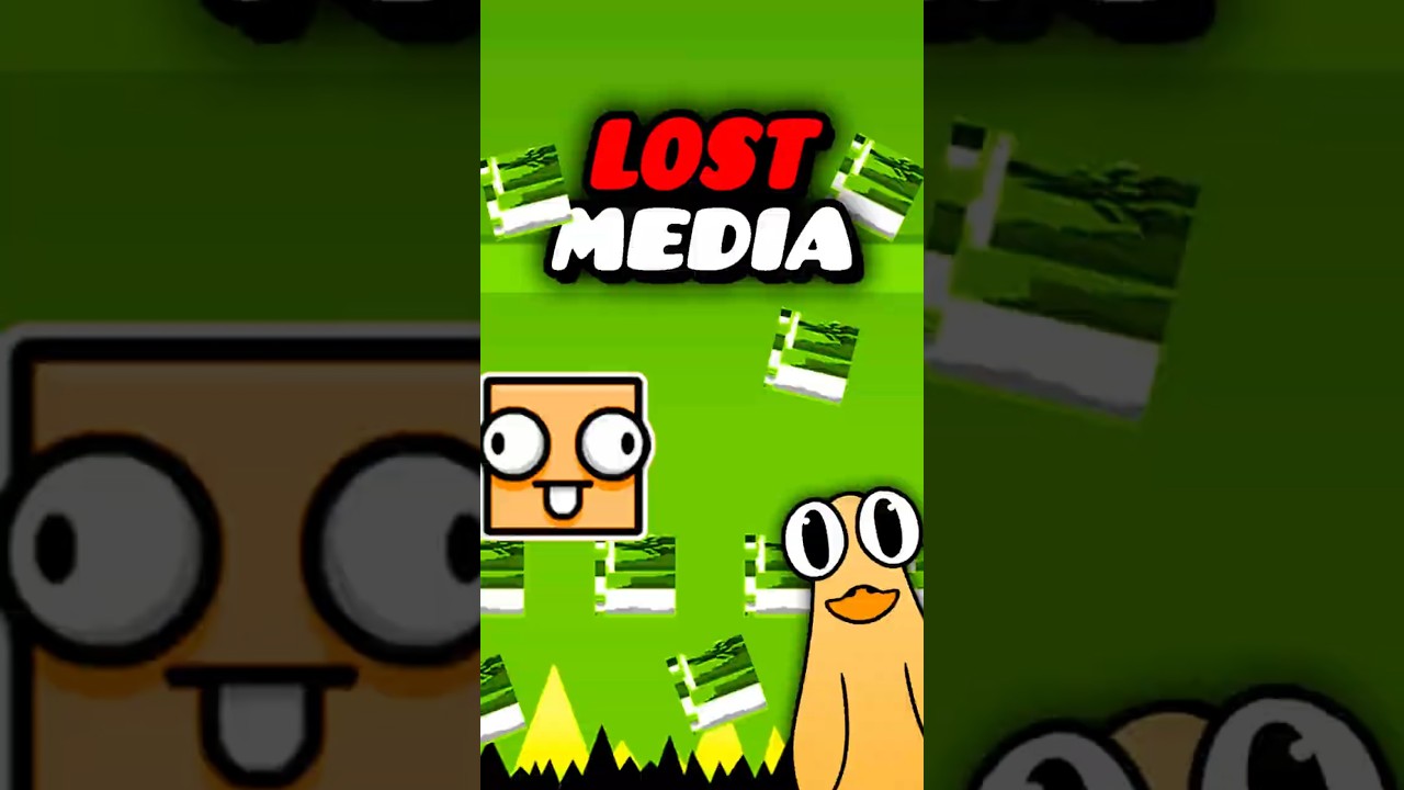 Утерянные медиаматериалы по игре Geometry Dash! #geometrydash