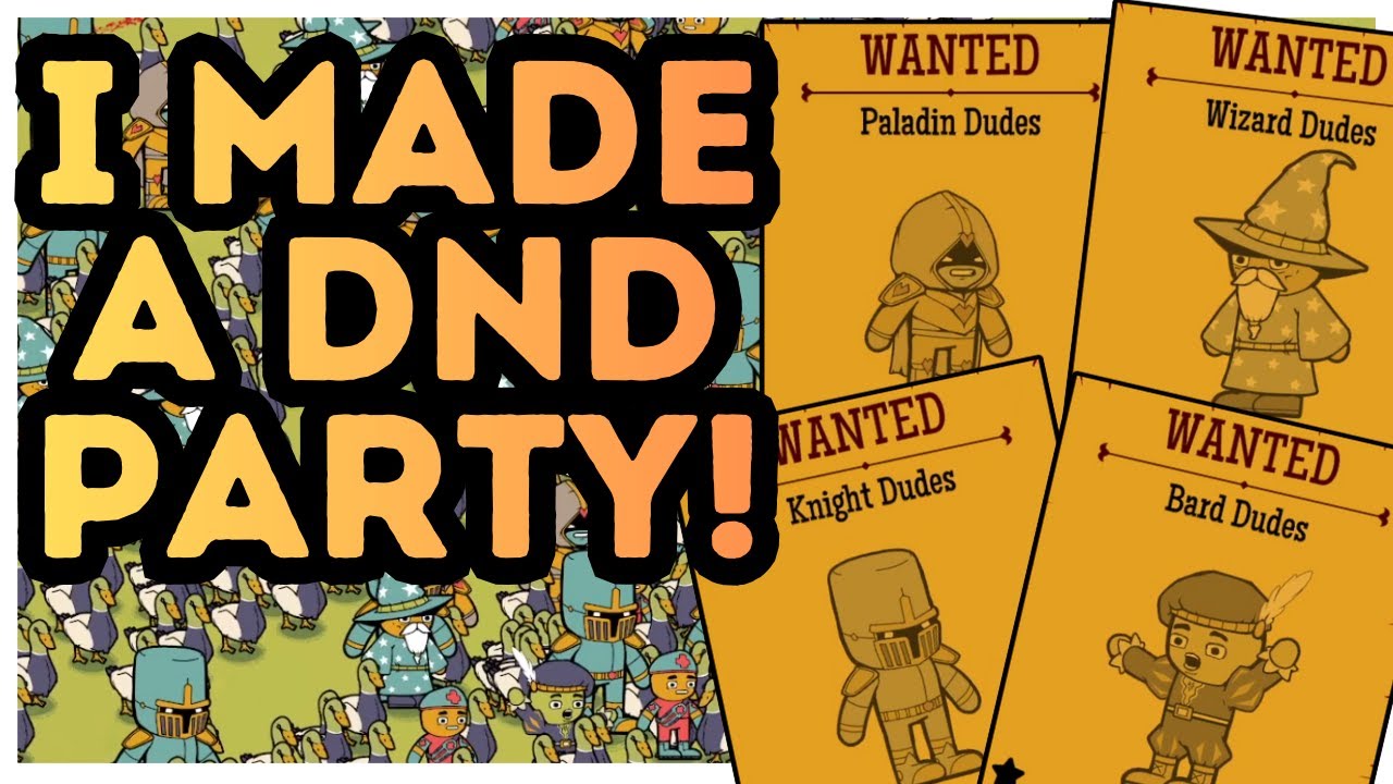 I Made A DND Party!! How Many Dudes!