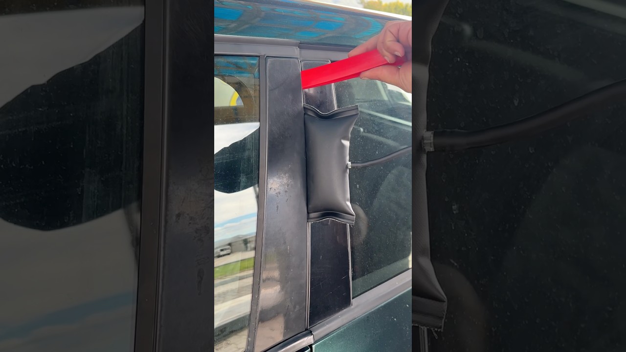how to open locked car with air wedges #automobile #mechanic #mechanic #