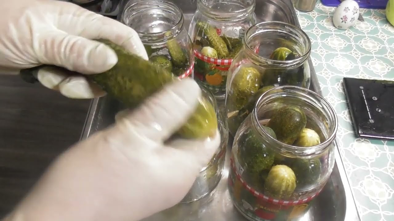Eingelegte Gurken russisch ohne Essig