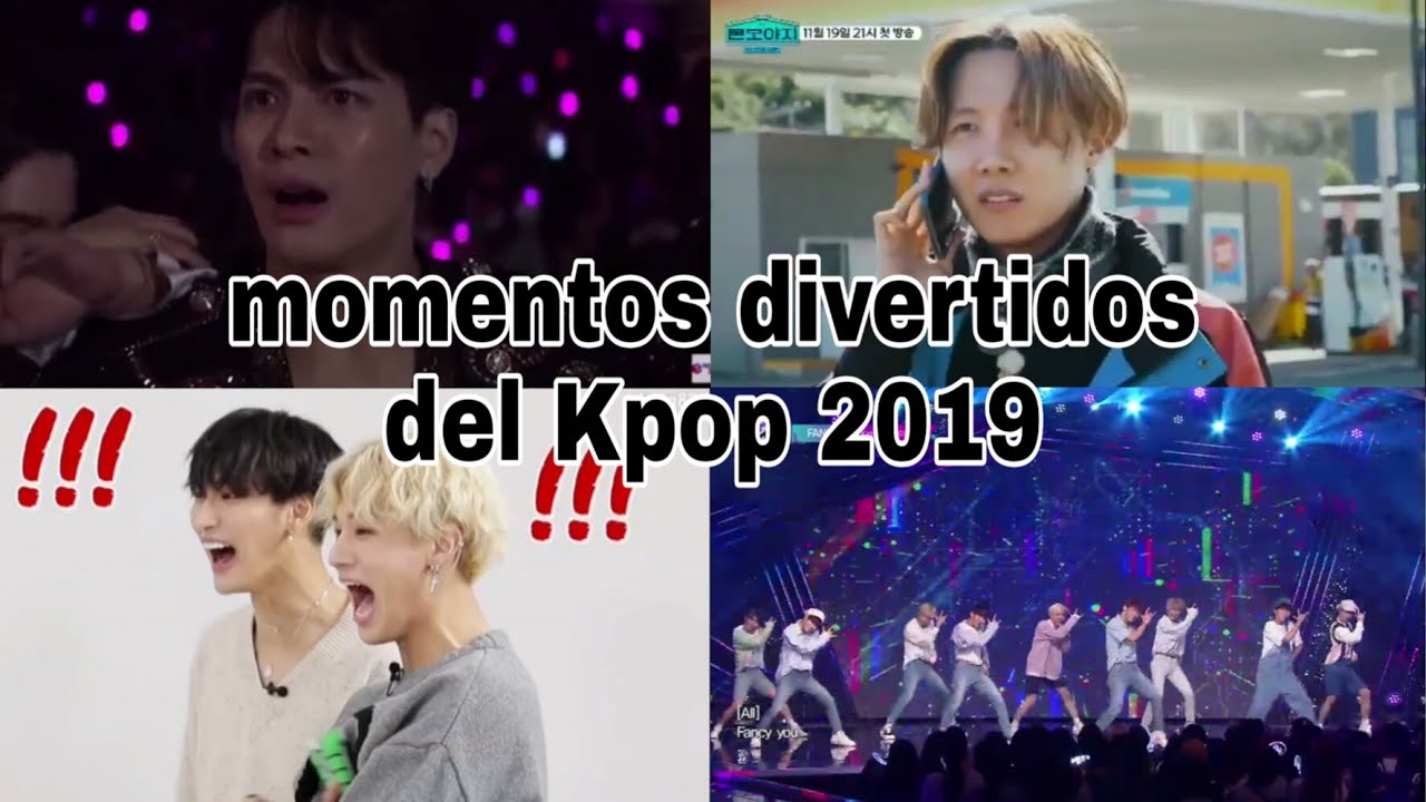 Momentos Divertidos y Randoms de Ídols de Kpop en 2019