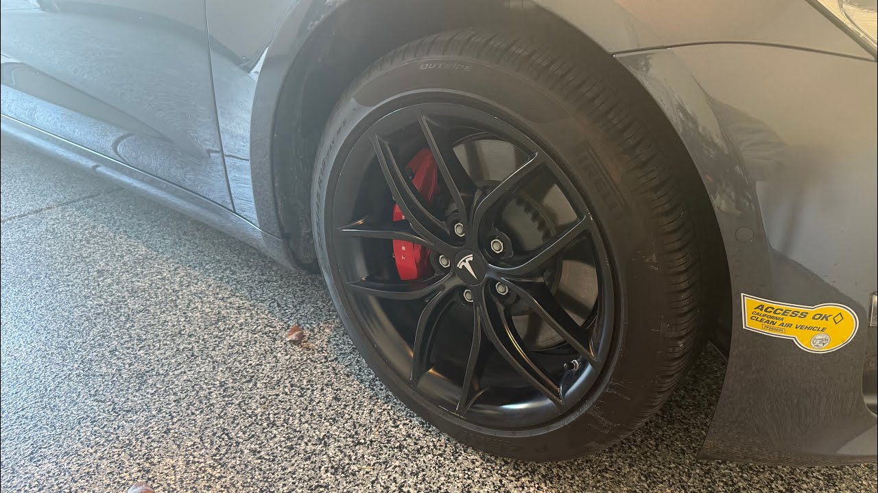 2019 Model 3 Performance T-Sportline 18 Inch Wheel Swap - 235/45/18 Pirelli Tires 