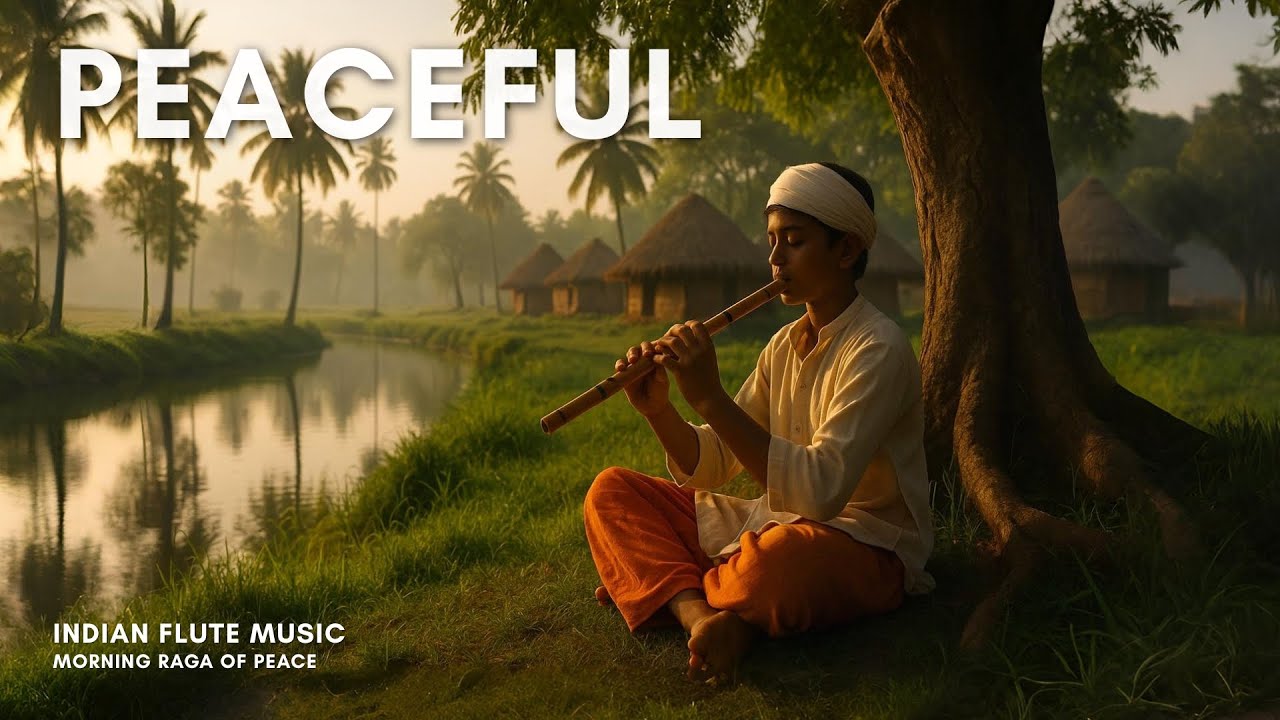 Morning Raga of Peace | Bansuri Flute for Relaxation & Inner Stillness | Indian Flute Music
