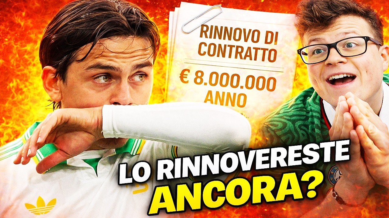 DYBALA ne ha SALTATE già 13 per INFORTUNIO: voi lo RINNOVERESTE?