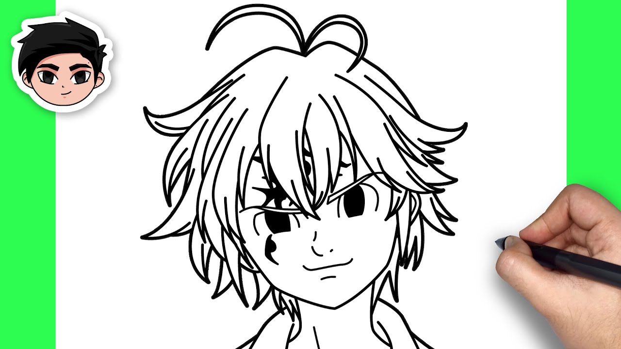 Como Desenhar Meliodas (The Seven Deadly Sins)