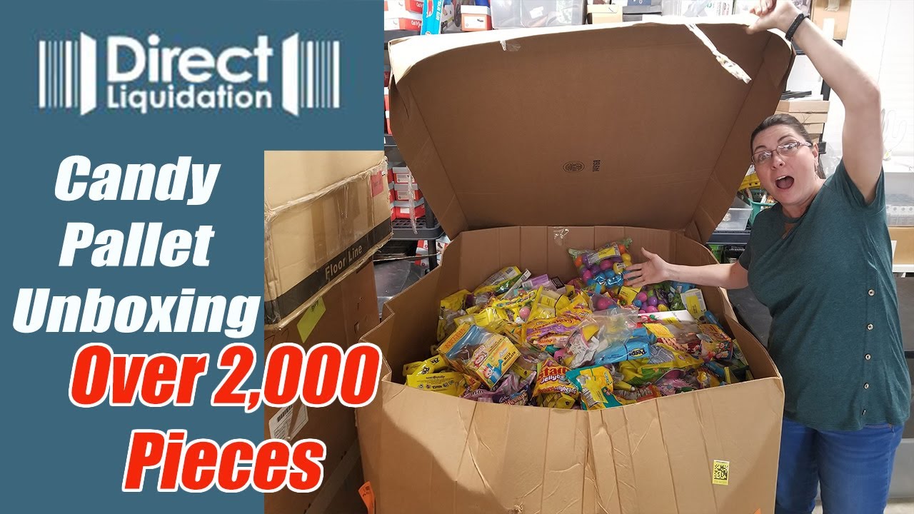 Candy Pallet Unboxing - Direct Liquidation - Over 2,000 Pieces - Will I make Money? - Reselling