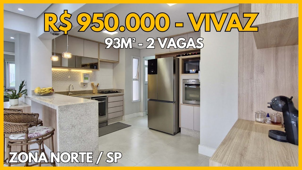 Apartamento Moderno no Melhor Condomínio da Região - VIVAZ Lauzane Paulista