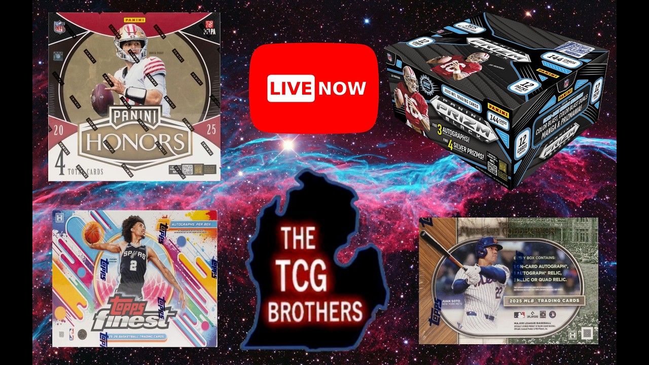 Break #975-978 MLB Bowman's Best - FOTL PRIZM BLACK 2025 Football Hobby Box Release!