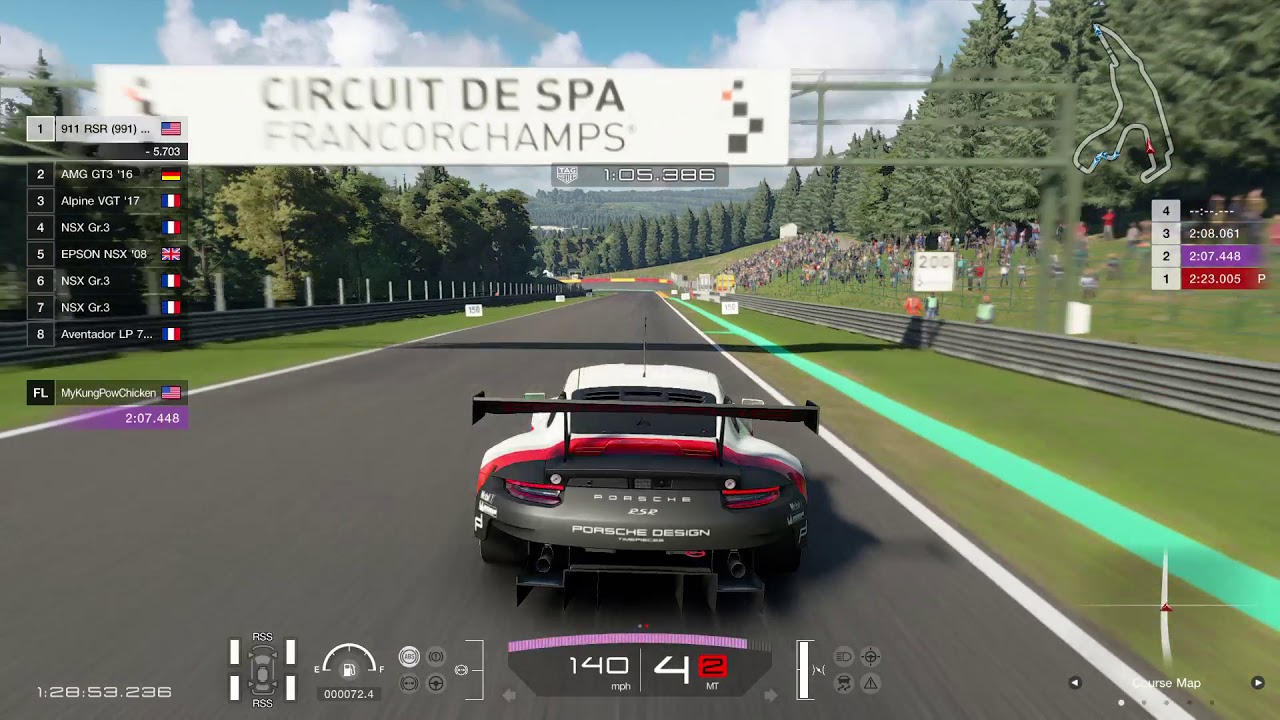 GT Sport: 2:06.9 in Spa With A Porsche Gr. 3.